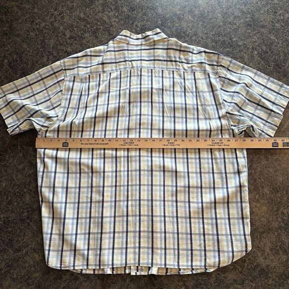 lot of 3 mens XXL Button Short sleeve Shirts & Nike Golf Pullover vest Roundtree - Picture 7 of 14